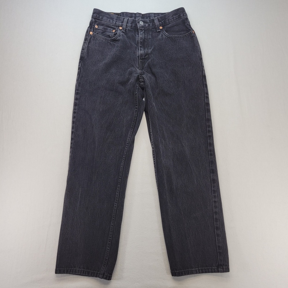 Levi's Men's Relaxed Jeans in Washed Black